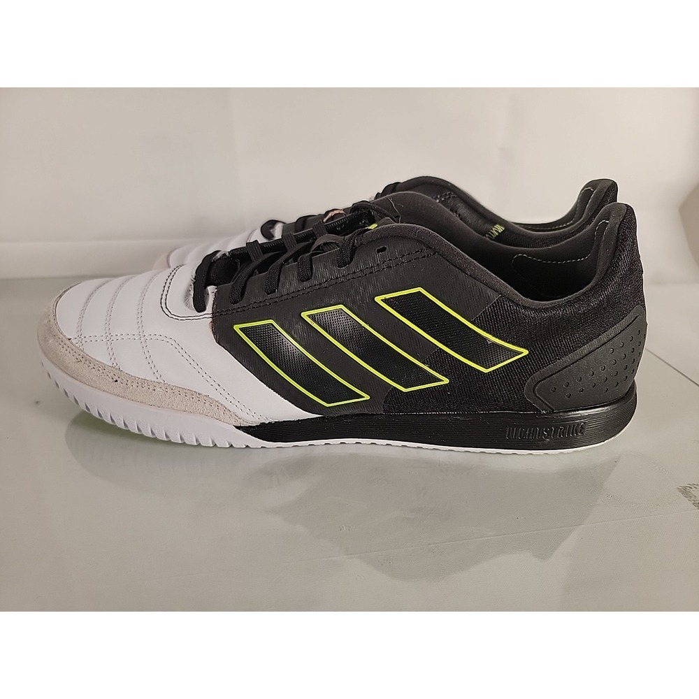 Adidas Mens Top Sala Competition Black White yellow Indoor Soccer Shoes Size 13
